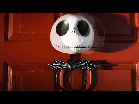 Nightmare Before Christmas Jack Skellington Door Knocker demo