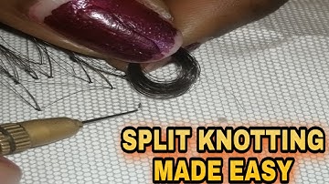 How to Ventilate using split knotting method