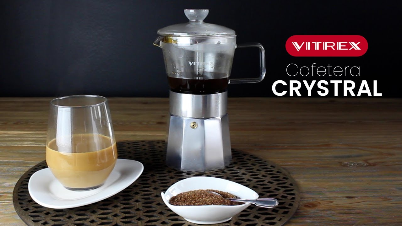 Cafetera italiana Tradición ROJA de VITREX - Menajeando