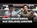 [FULL] Pidato Cerdas Gibran Rakabuming di Deklarasi Dukungan Capres-Cawapres Koalisi Indonesia Maju!