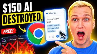 Google's NEW Chrome Update Just ENDED Expensive AI Research Tools (Most People Missed It)