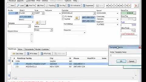 Recurring Loads - Templates  - Setting up lanes - Dr Dispatch Transportation Software