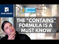 Smartsheet CONTAINS Formula - A Must Know Formula!