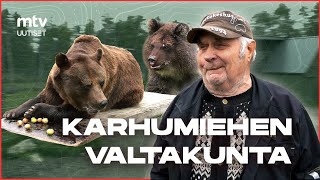 A Day with bear cub Aina and bear man Sulo Karjalainen