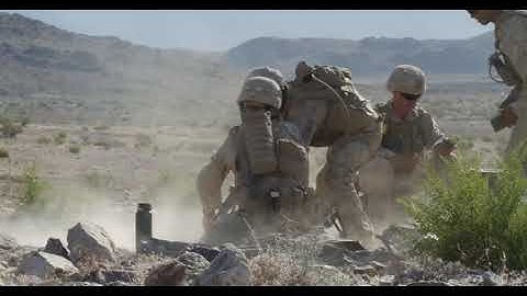 Mortar fire support using M244 60mm Mortar Systems during Integrated Training Exercise ITX 5 20