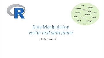 R Tutorial 9: Data manipulation with vector and data frame