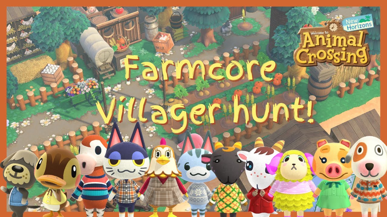💕Lets find some 'Farmcore' babies 💕. - Villager hunt ACNH - YouTube