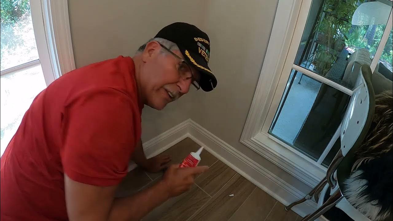 Kwik Seal Caulk, How to repair your cracks in trim and base boards