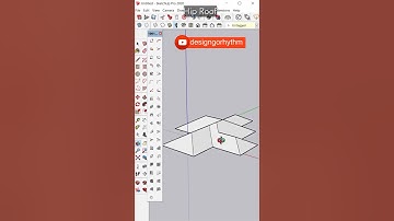 ✅ Create Hip Roof With 1001Bit Tools In SketchUp #shorts #sketchup #3dmodeling #cad #3d