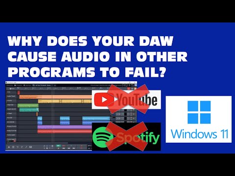 How to fix audio in other apps when DAW is running