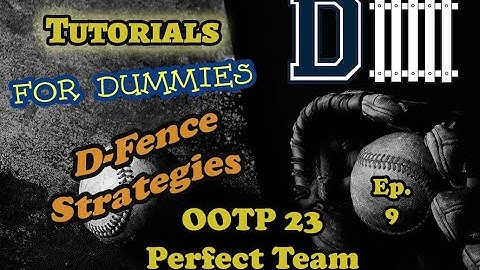 OOTP 23 Perfect Team For Dummies - Ep. 9 - Improving your defensive efficiency and hit and run tools