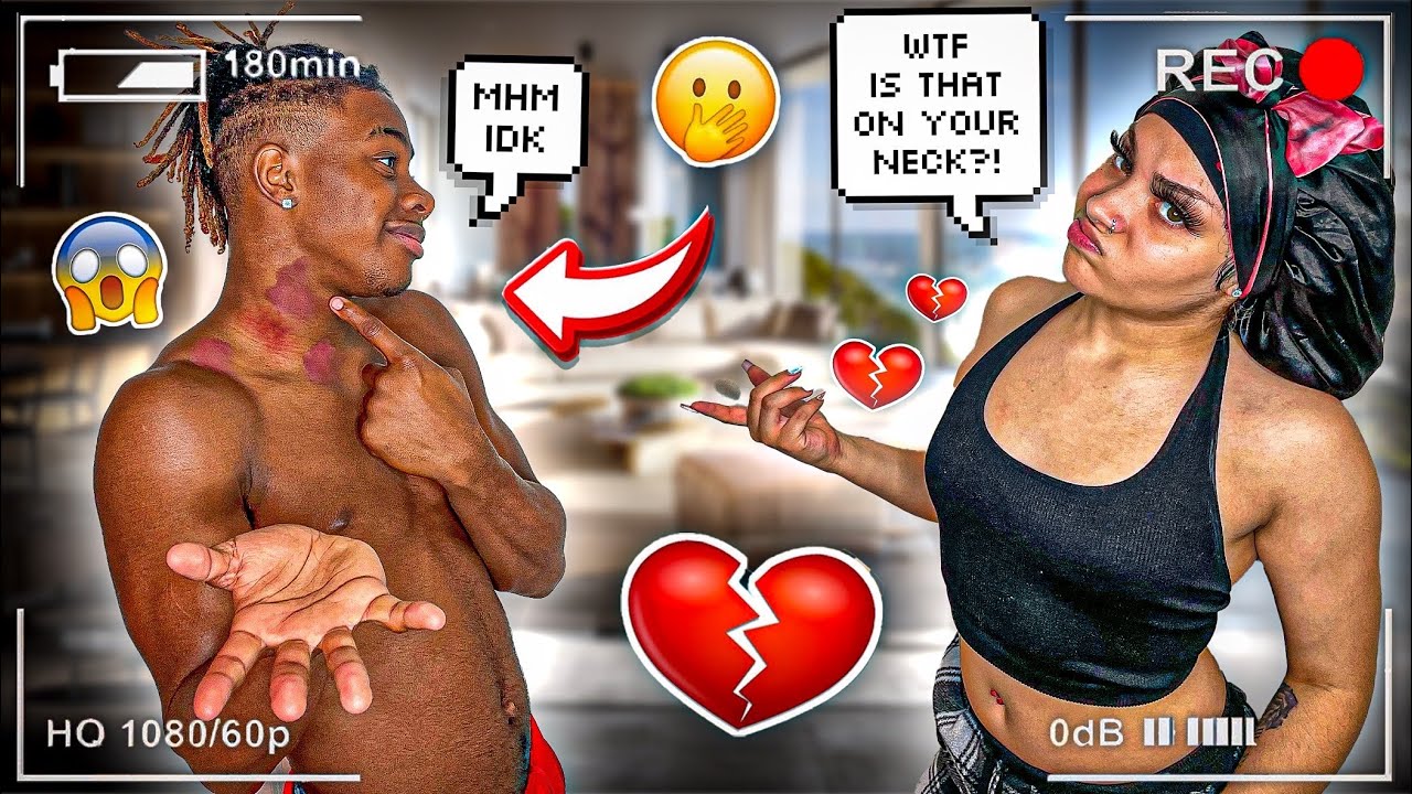 I GOT CAUGHT WITH A HICKEY ON MY NECK (WE BROKE UP💔)