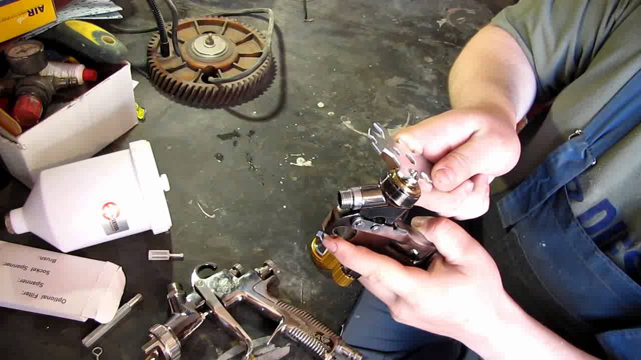 Краскопульты LVLP INTERTOOL PT-0135 и FINIXA SPG-501