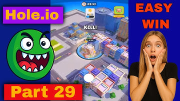 Hole.io Part 29 - MEGA Walkthrough