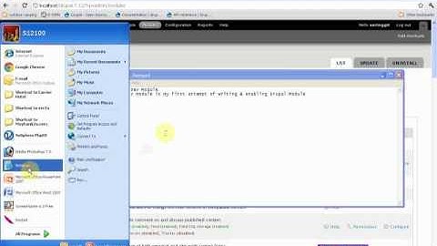 Writing Drupal Module for the first time