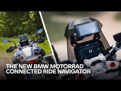 The new BMW Motorrad ConntectedRide Navigator