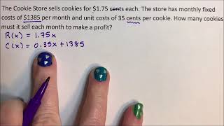 Linear Functions - Cost, Revenue, Profit