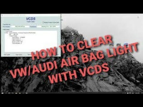 AIR BAG RESET VW/AUDI WITH VCDS