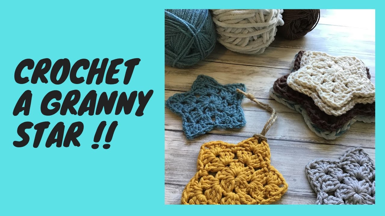 Вязаные крючком бабушкины звезды