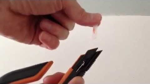 Slice Box Cutter Blade Change and Blade Storage : How To