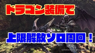 Mhwi ドラゴン4部位使用版 導きの地上限解放ソロ周回装備を紹介 目指せall7 Youtube