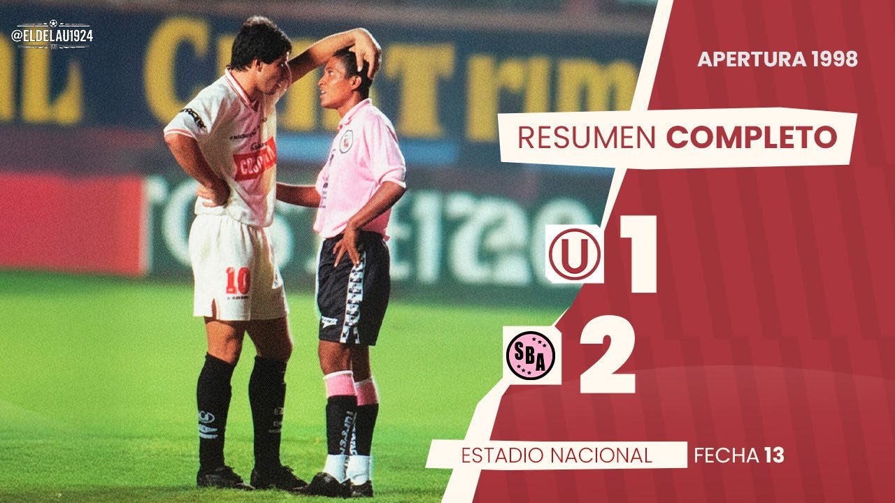 Universitario vs Sport Boys | Resumen | Fecha 13 - Apertura | 1998 ⚽🎞