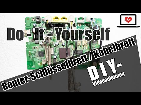 DIY - Routerschlüssleboard / Kabelboard