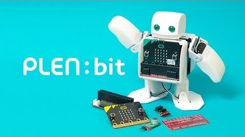 "PLEN:bit" Sensor controlled Robot using the micro:bit