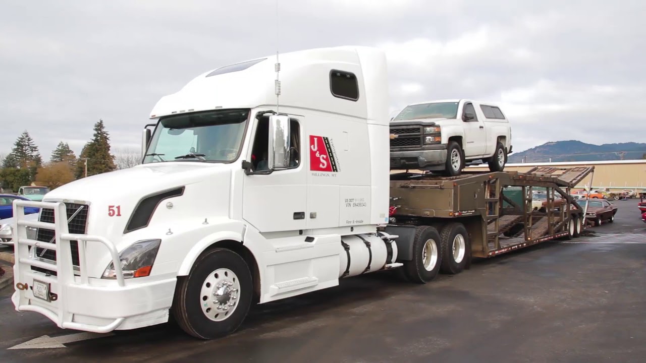 J&S Transportation Delivers and Unloads Another Car YouTube