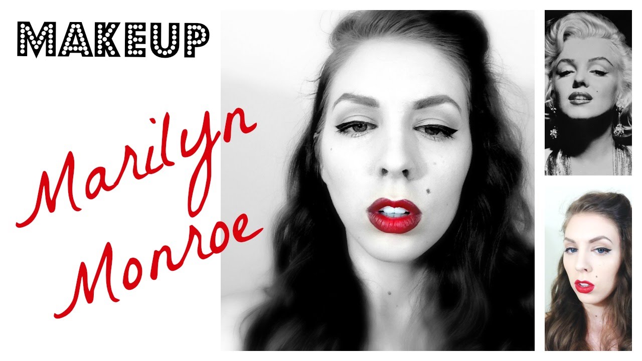 50's Marilyn Monroe Inspired Makeup Tutorial YouTube