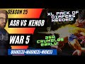 ASR Gets Absolutely Destroyed By ASR! ASR Vs KENOB! Alliance War 5, Season 25!