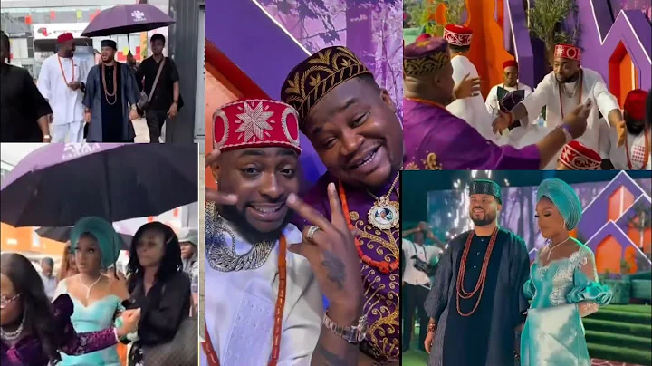 Davido in Tears as He Performed At Asa Asika Wedding With Cubana chief Priest
