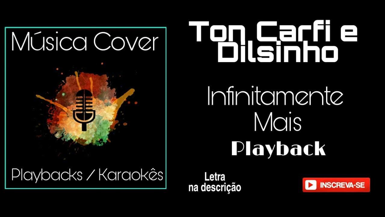 Ton Carfi - Infinitamente Mais Playback Oficial Legendado 