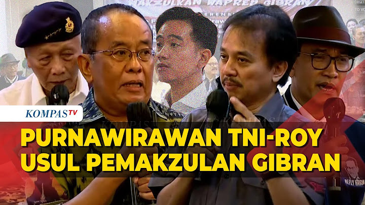 [FULL] Forum Purnawirawan TNI, Roy Suryo-Refly soal Usul Pemakzulan Wapres Gibran, Singgung Fufufafa
