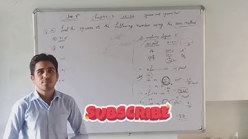 8th class, chapter 3 square and square root ex 3.3 question 4 part b, c, d, and e by deepak jangir