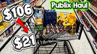 I Saved 80% at Publix this week 9/30-10/6! 🛒 $106 + Grocery Haul for ONLY $21!