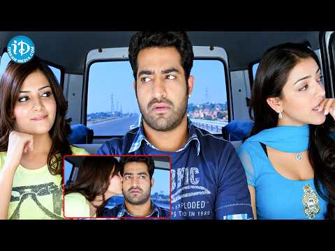 NTR & Samantha Back To Back Comedy Scenes | kajal | Venu Madhav | iD Amalaapuram
