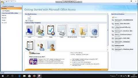 Belajar microsoft access 2007 untuk pemula