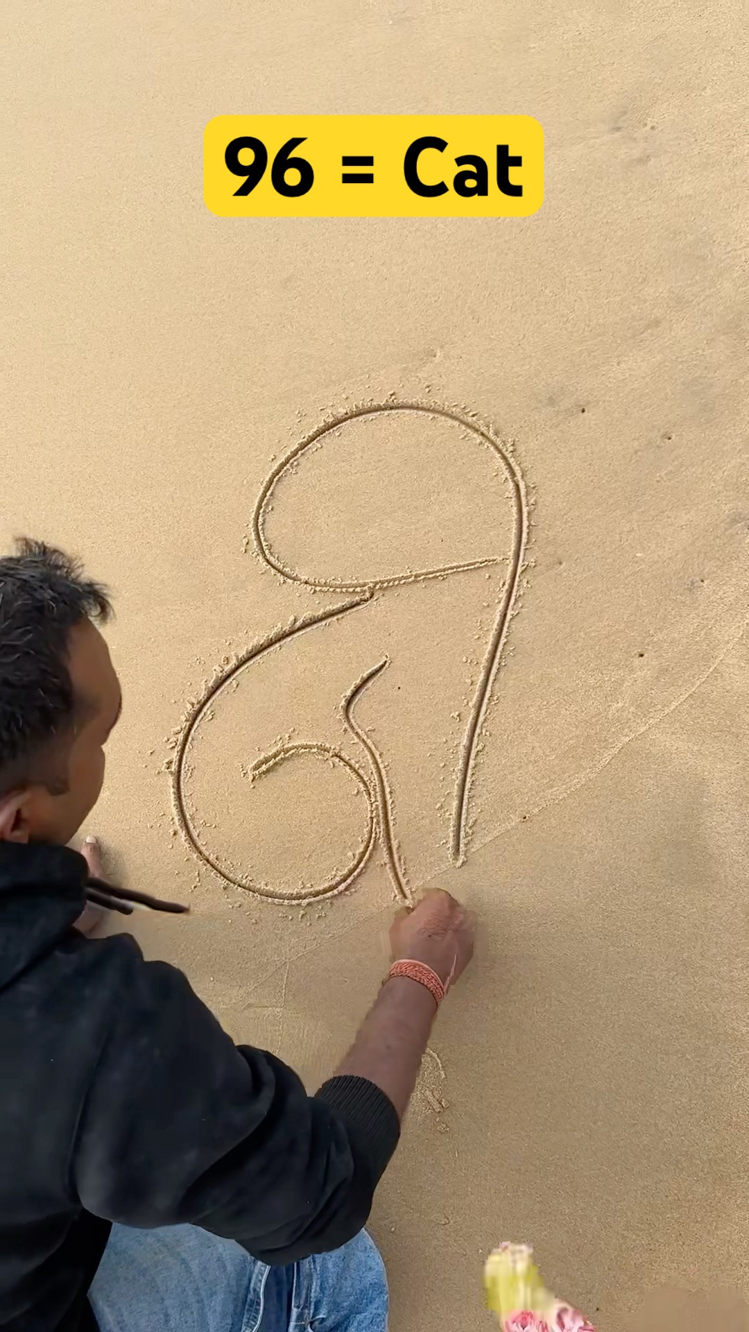 Darw a cat using 96 #art #shorts