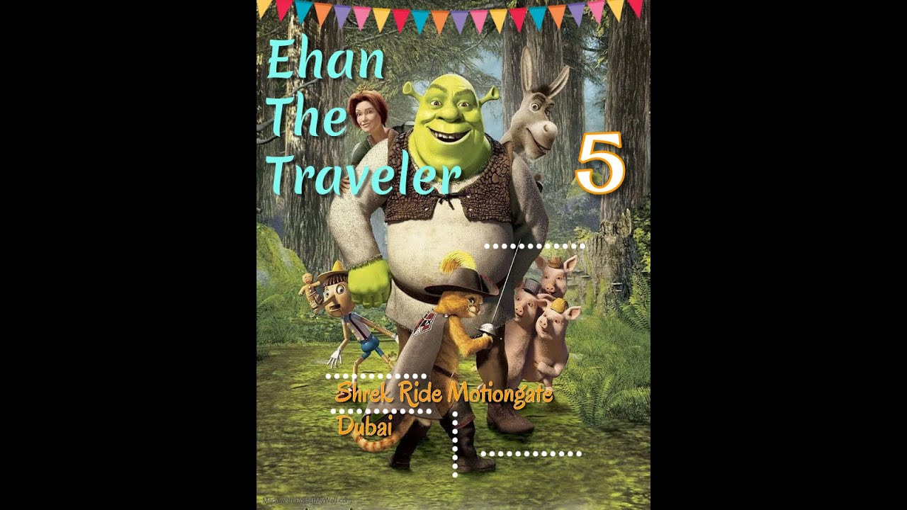 Shrek Ride Motiongate Dubai - YouTube