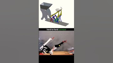 hand-to-hand conveyor #power #3Ddesign #SolidWorks #CAD #DCmotor #engineering