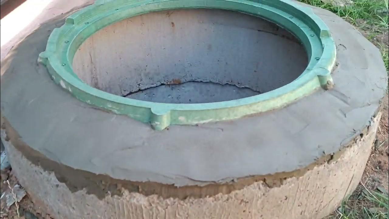 Установка канализационного люка своими руками - YouTube