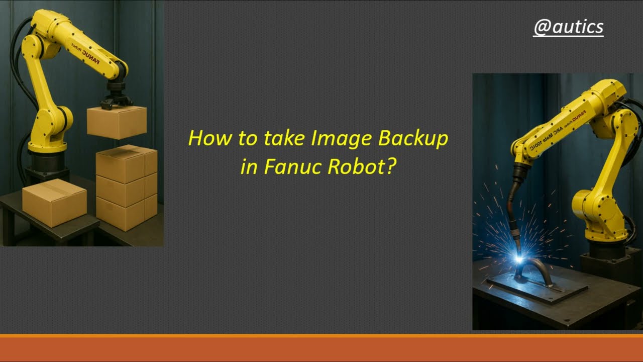 How to take IMAGE BACKUP in Fanuc Robot?