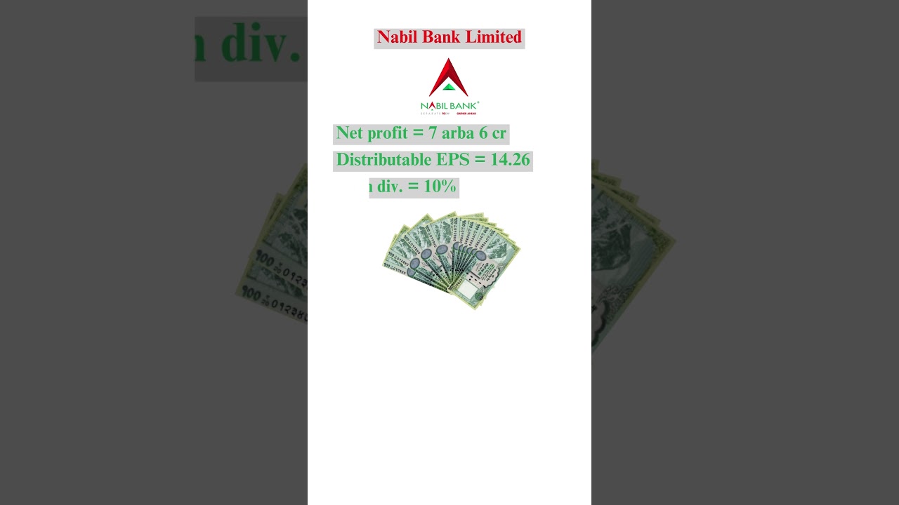 Cash Dividend - Nabil Bank Ltd| Nepse 