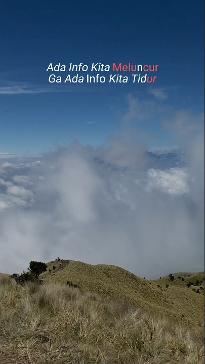 ada info kita meluncur, gak ada info kita tidur