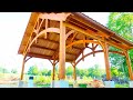 Modern Day &quot;Barn Raising&quot; Awesome Hand Crafter Timber Frame Kitchen!