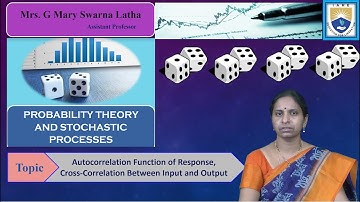 Autocorrelation Function of Response, Cross Correlation B/w Input&Output by Ms. G Mary Swarnalatha