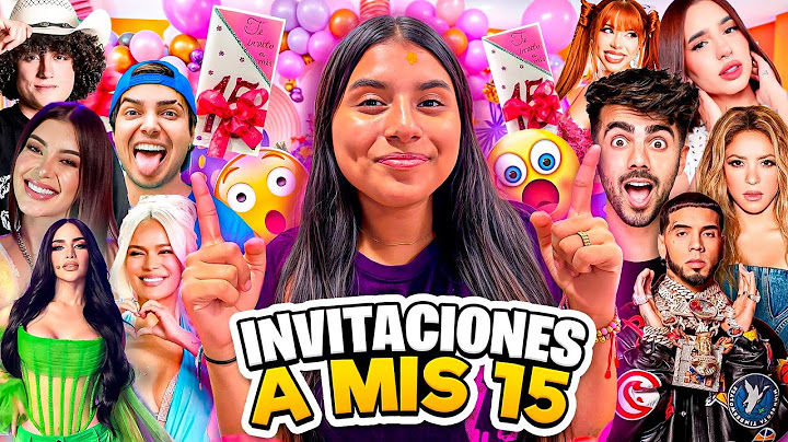 MY 15TH BIRTHDAY INVITATIONS 👸🏻✨👗
