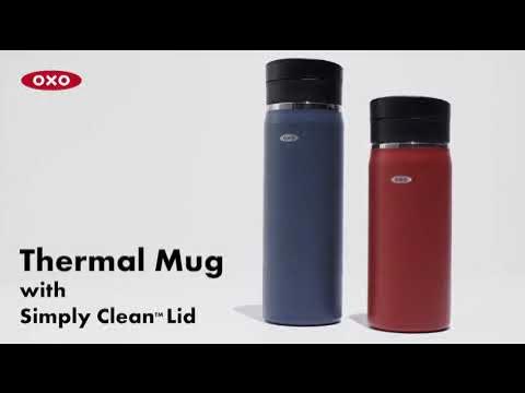 OXO 20 oz. Thermal Mug with SimplyClean Lid - White