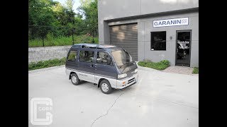 1991 Daihatsu Atrai Turbo Intercooler Super Cosmic Roof Kei Mini Van AMAZING!